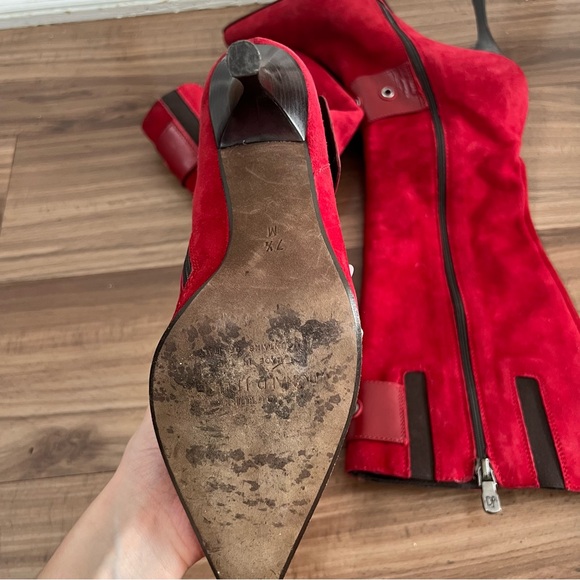 Red Heeled Boots - Picture 8 of 9